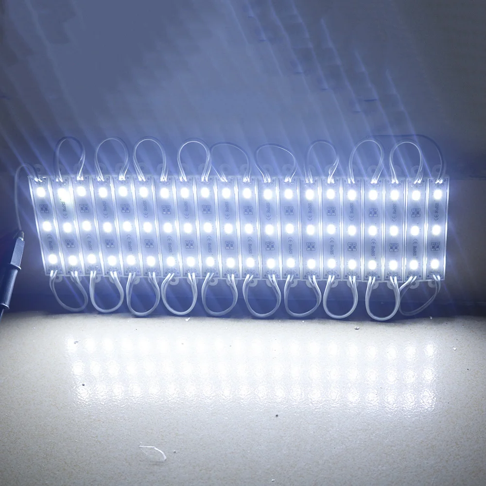 

20pcs/lot Led Module Light 5630 SMD IP67 Waterproof Outdoor Advertising Signage Decoration DC12V W/WW/G/Y/B/WY HL
