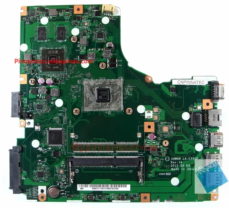 

NBMYC11001 motherboard for acer aspire E5-422G A4WAR LA-C351P