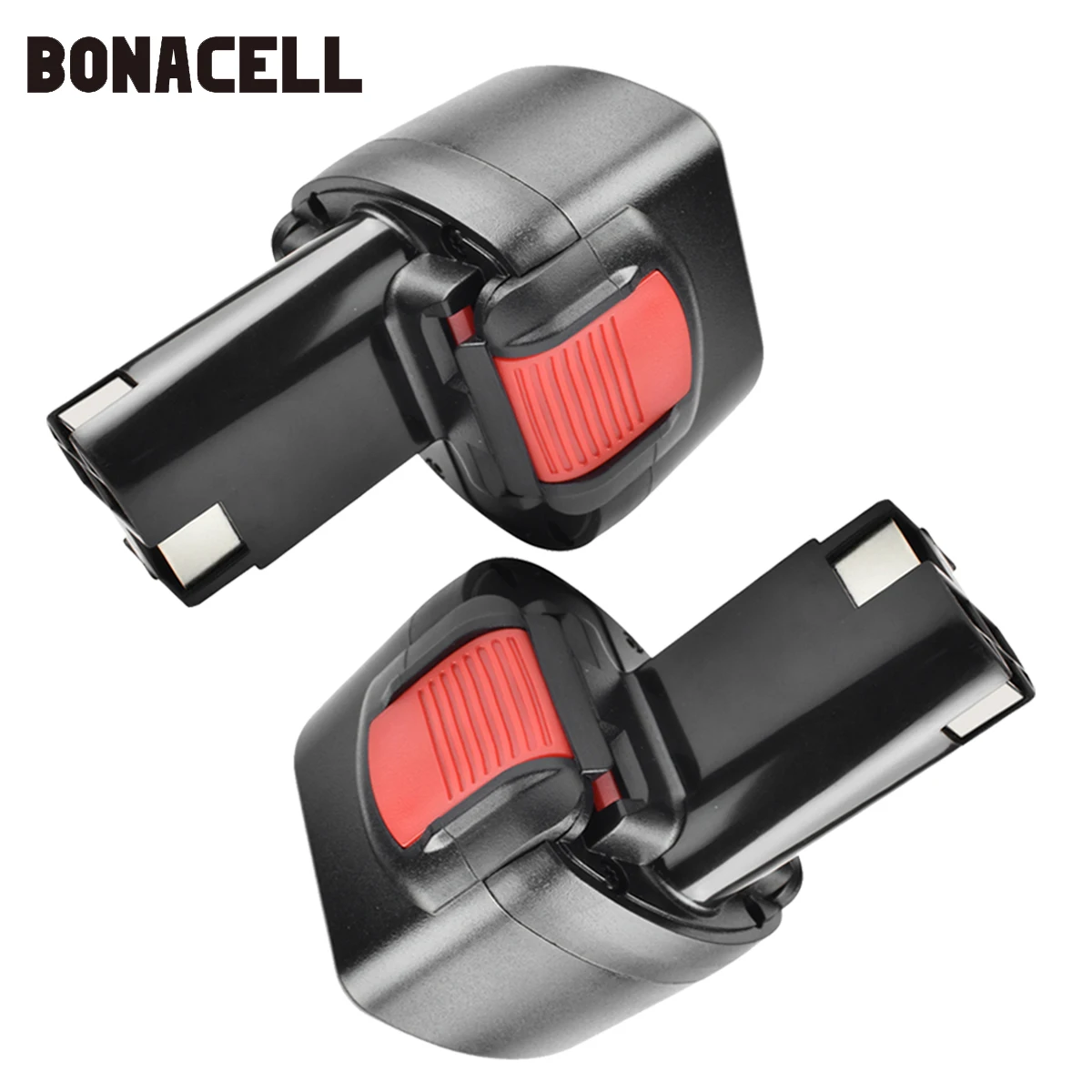 Bonacell BAT048 9,6 в 2000 мАч аккумуляторная батарея Электроинструмент батареи для Bosch дрель PSR 960 607 335 272 32609-RT BPT1041 L30 - Цвет: 2 PACK