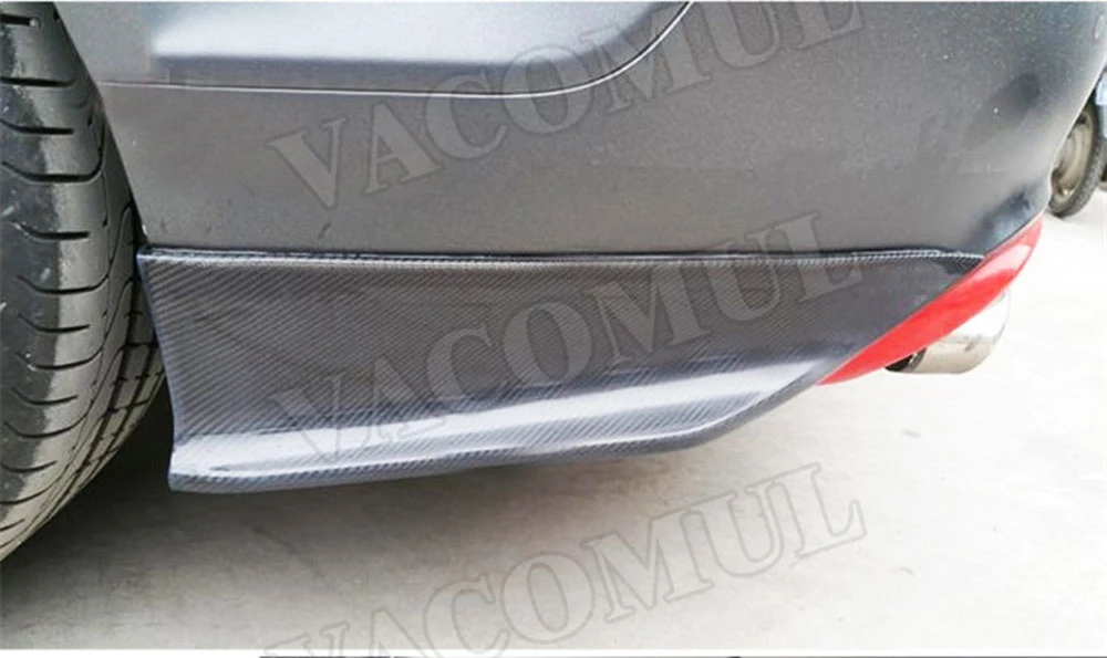 Углеродного волокна заднего бампера сплиттеры для Audi A7 S7 RS7 2011 2012 2013