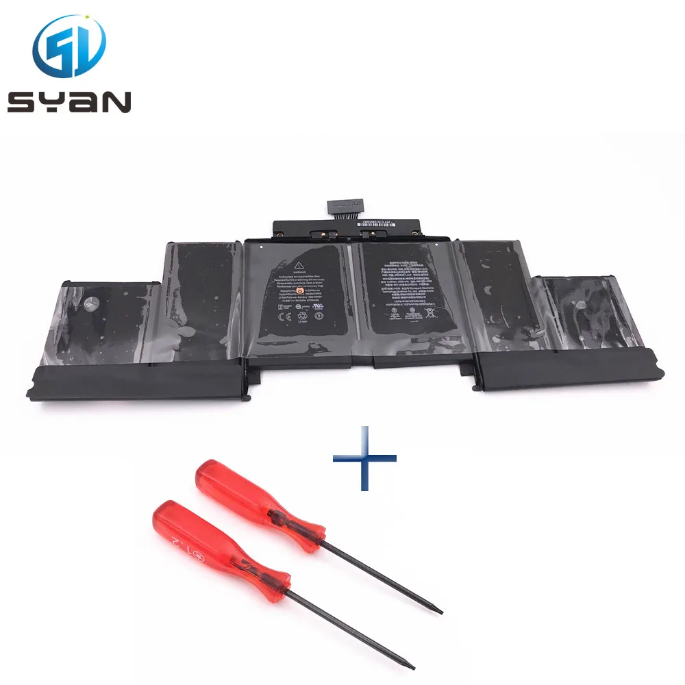

A1618 battery for Macbook Pro Retina 15.4'' laptop A1398 Battery MJLQ2LL/A MJLT2LL/A compatible 2015 year 95Wh 11.36V