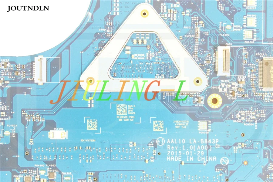Материнская плата JOUTNDLN для ноутбука Dell Inspiron 15 5458 5558 5758 0HJC9 00HJC9 AAL10 w/i5 4210U ЦП|laptop