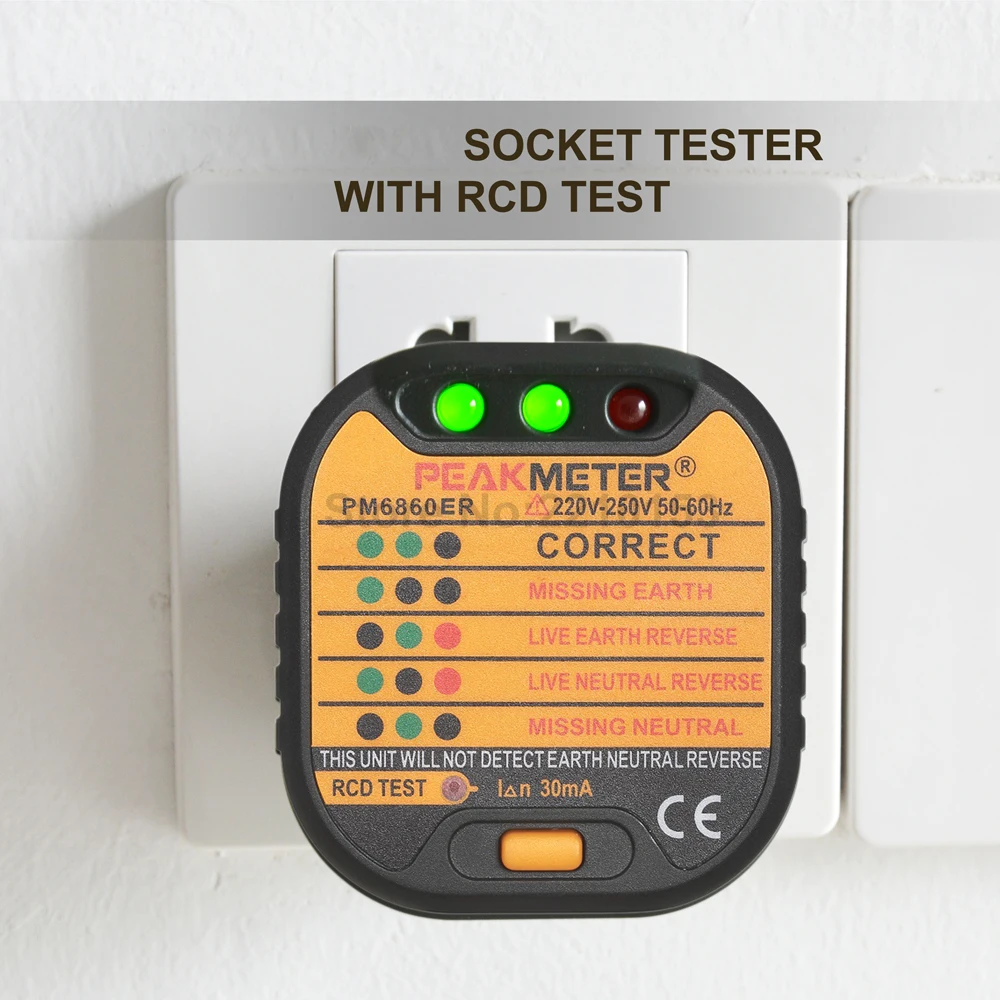 Розетка тестеры умный выключатель питания детектор утечки напряжения