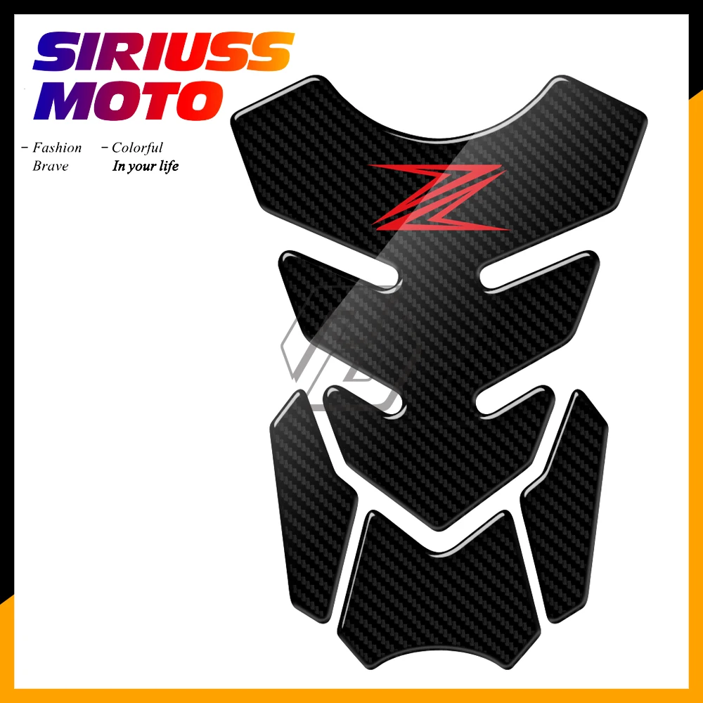 3D Карбон бак мотоцикла Pad Защитная Наклейка Наклейки чехол для Kawasaki Z250 Z300 Z650 Z750 Z800 Z900 Z1000