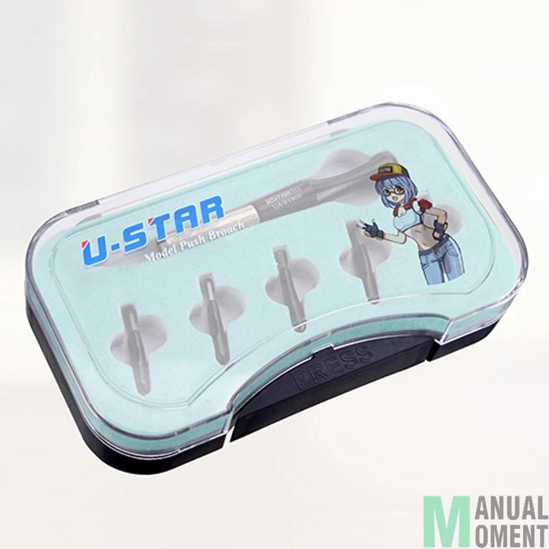 USTAR Вольфрамовая стальная линия модель резки нажимная брошь резной меч сделай