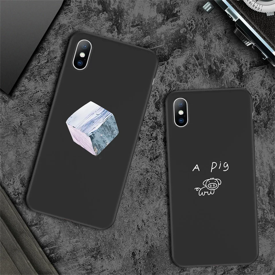 Lovebay чехол для телефона для iPhone 11, 6, 6 s, 7, 8 Plus, X, XR, XS, 11Pro, Max, 5, 5S, SE, мягкий ТПУ чехол с рисунком кота, собаки, Луны