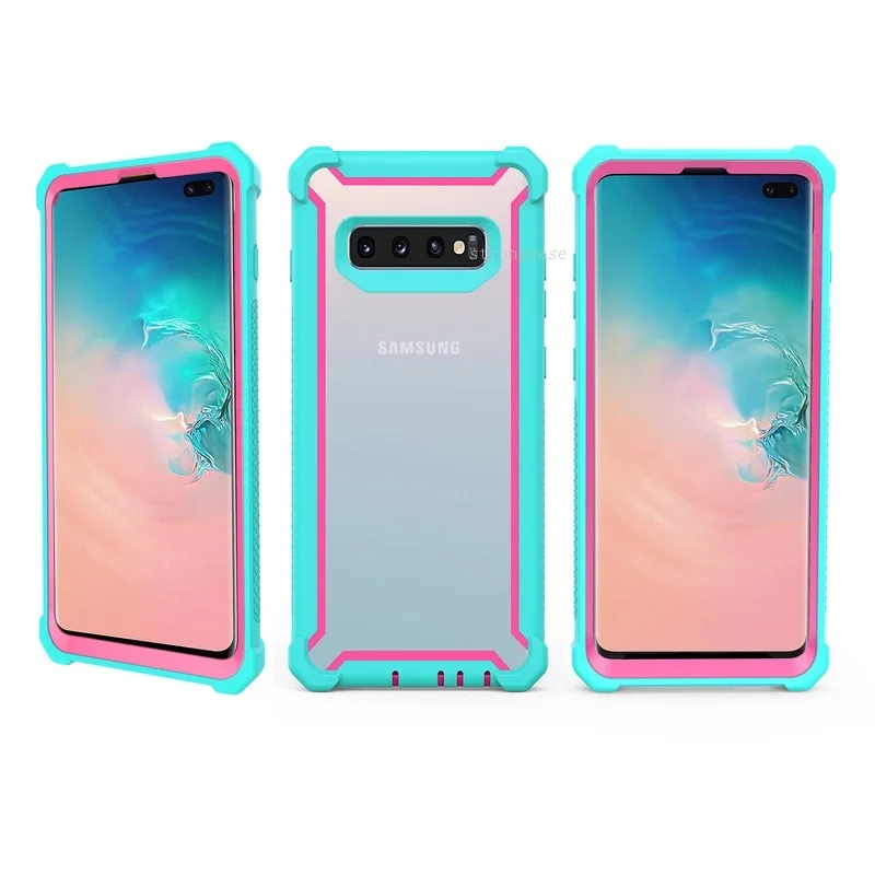 Роскошные 360 Защитный противоударный чехол для samsung Galaxy S10 S10e S8 S9 Plus Note 9 крышка с Экран Протектор Красочные