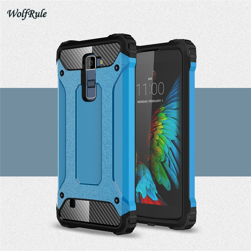 Чехол WolfRule для LG K10 противоударный чехол из поликарбоната и тпу армированный M2 K420N
