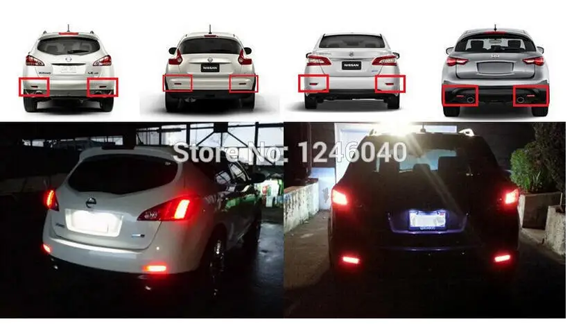 Отражатель заднего бампера для Toyota EZ Innova Wish Harrier Camry Reiz Venza Allion Avalon Sienna CALDINA alphard Matrix