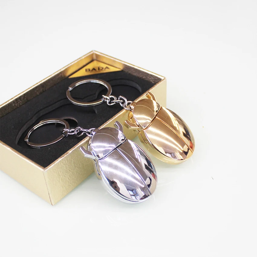 Творческий Жук Форма USB зажигалка брелок зажигание сигареты электронный