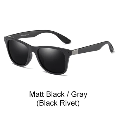 Matt Black-Black Leg Ralferty, солнцезащитные очки для мужчин и женщин, поляризационные, высокое качество, UV400, солнцезащитные очки, мужские, TR90, оттенки для мужчин, для вождения, рыбалки, спортивные очки FP21 - Цвет линз: Matt Black-Black Leg