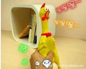 Творческий Собака Звук Игрушки Смешно Пронзительно Кричать Crazy Chicken Vent Battle