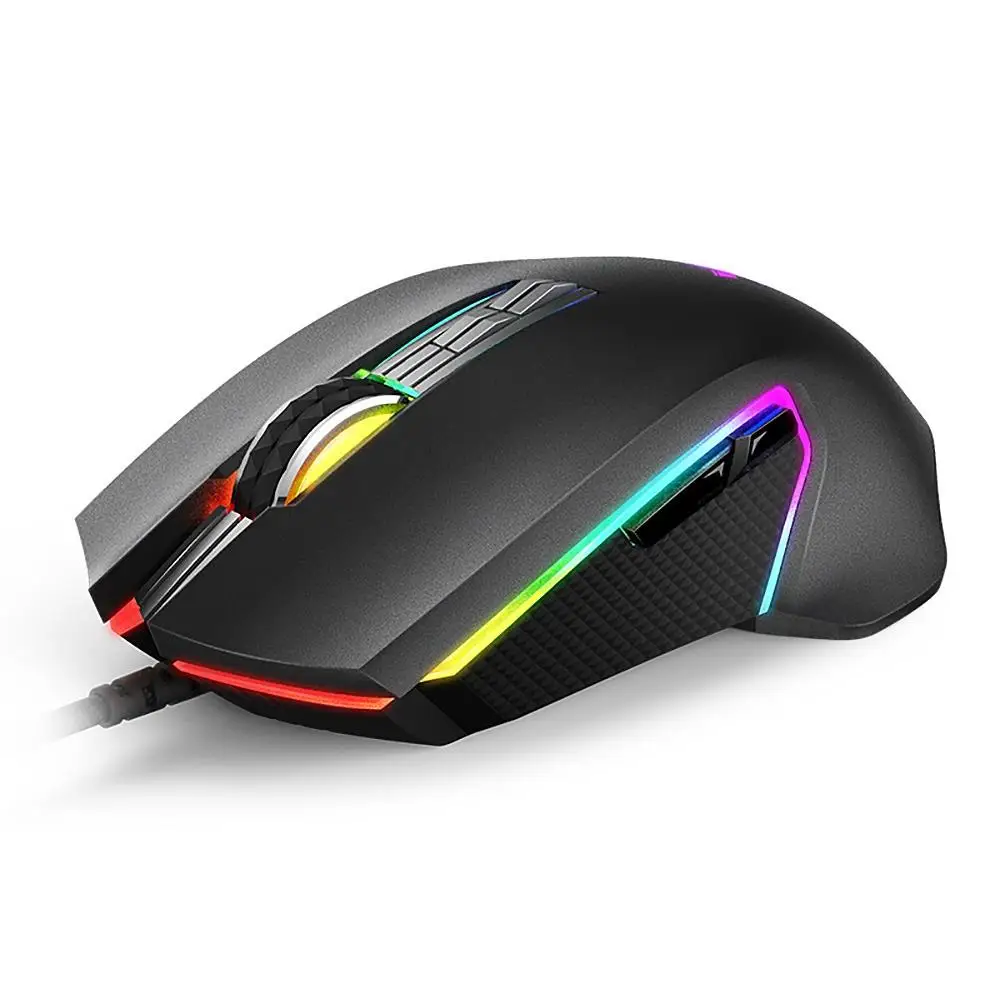 2018 New Rapoo V20PRO 8000 DPI 9 Programmable Buttons Sensor PMW3325 Optical Gaming Mouse for Professional Gamer PUBG RGB | Компьютеры и