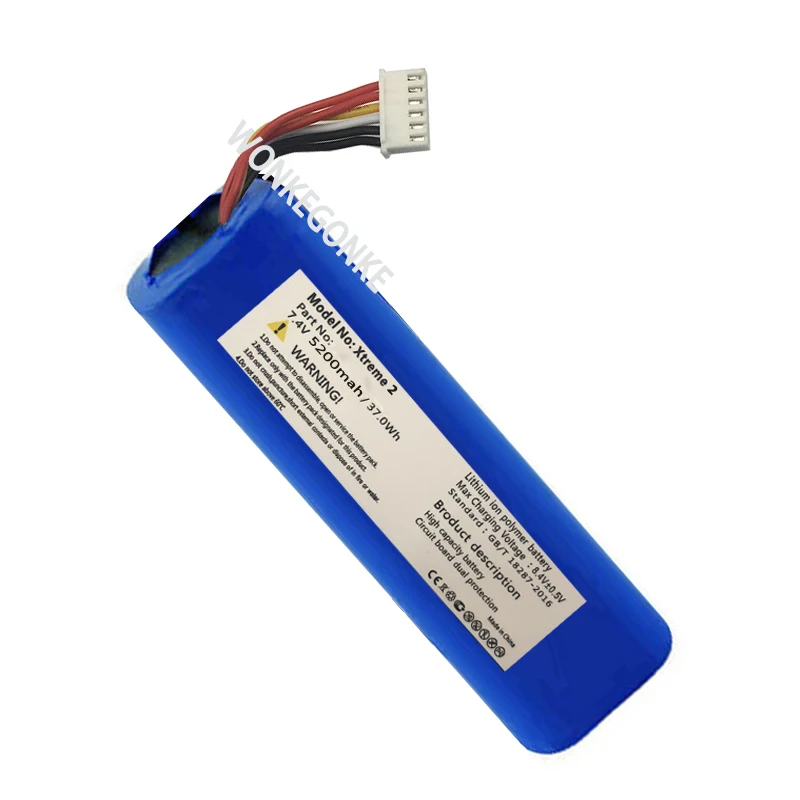 1 шт. 2x5200 мАч для JBL FLIP 2 2nd SUN INTE 103 2INR19/66 ID1019 Батарея|Аккумуляторы мобильных