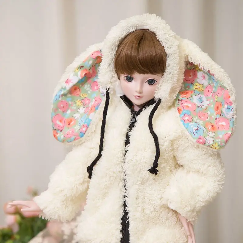 Аксессуары для кукол T02 X554 Blyth 1/3 1/4 bjd 1/6 красочное плюшевое пальто кролика 1