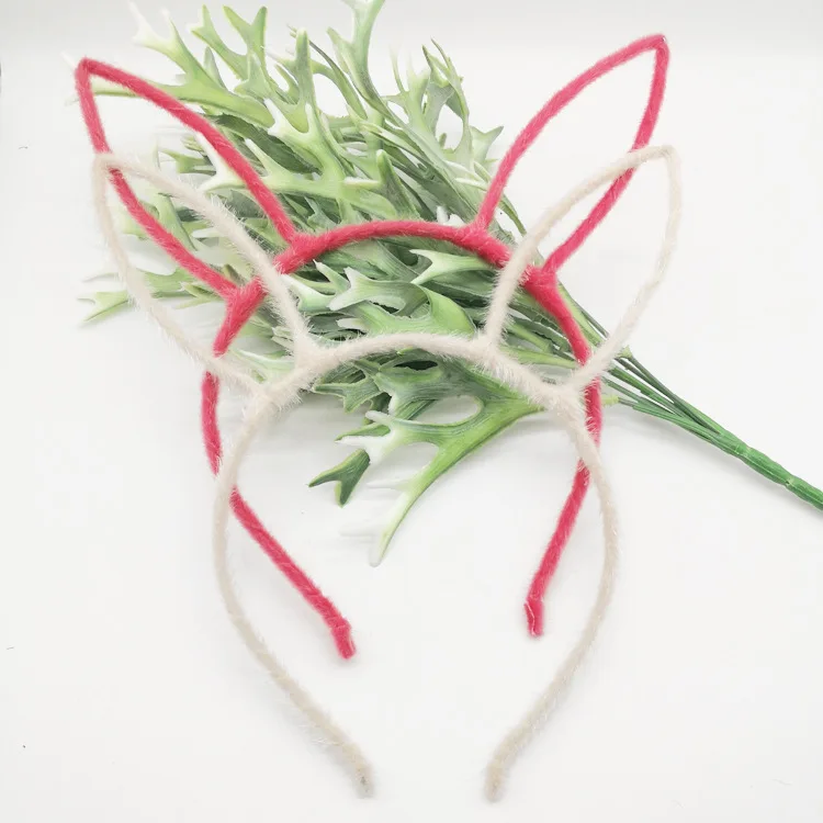 Сделай Сам женские повязки в виде кролика животный головной убор очаровательные