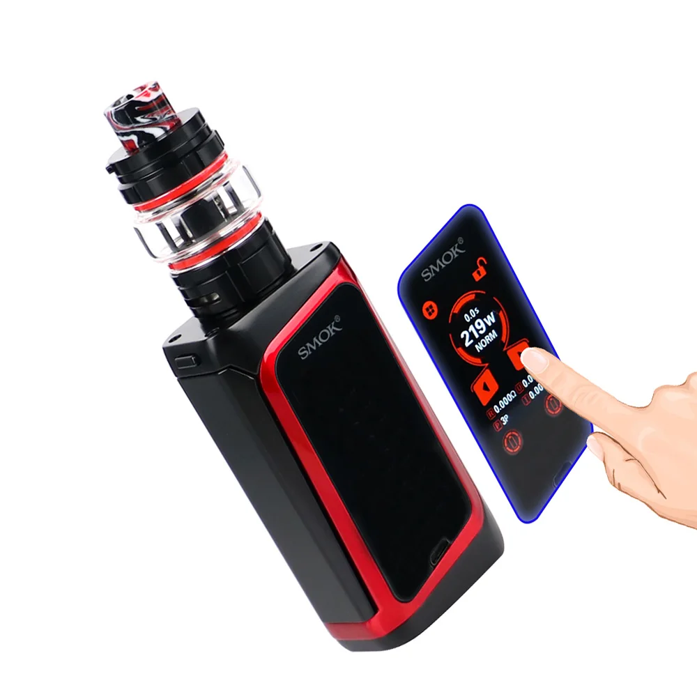Новейший набор электронных сигарет Smok MORPH Vape kit 219W MOD с емкостью 6 мл двумя