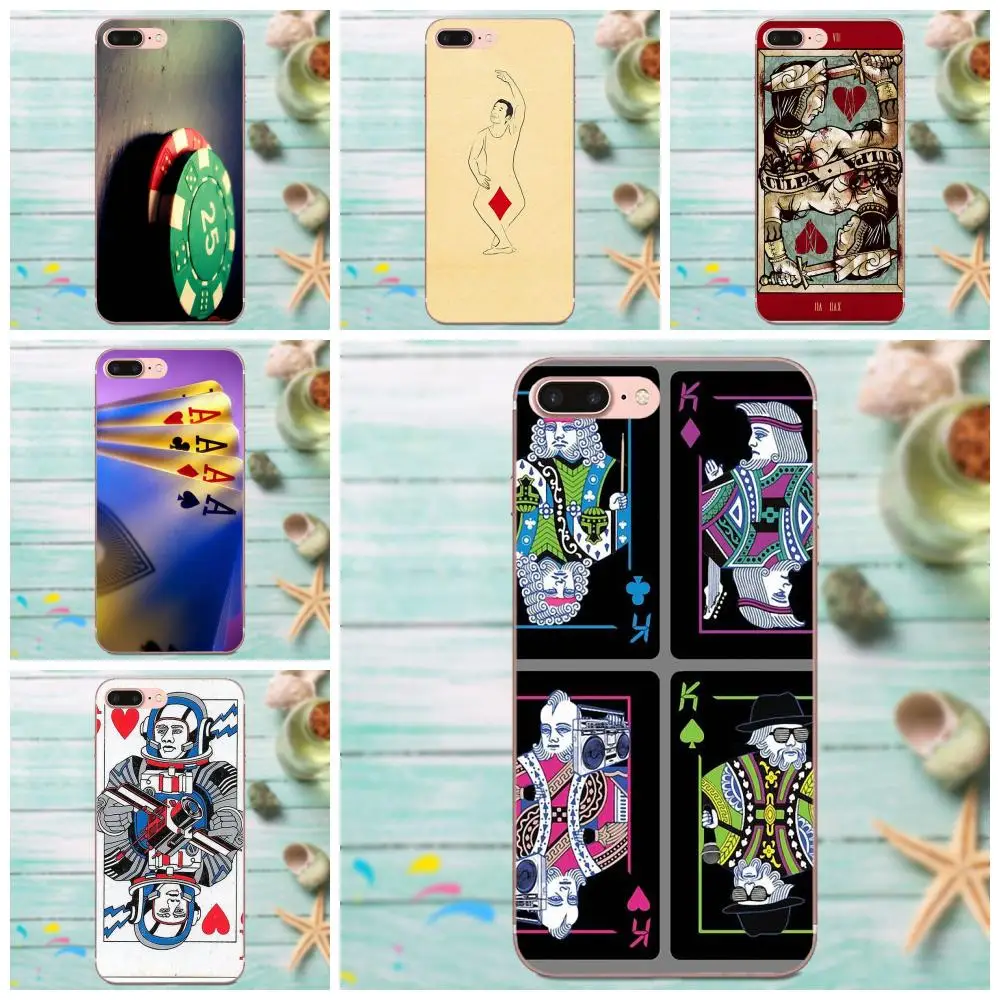 Poker Game Pair Kings Мягкий ТПУ чехол для LG Nexus 5 5X G2 G3 mini spirit G4 G5 G6 K4 K7 K8 K10 2017 V10 V20 V30