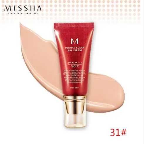 Missha M Perfect Cover BB крем SPF 42 PA+++ 50 мл, 5 цветов, корейский