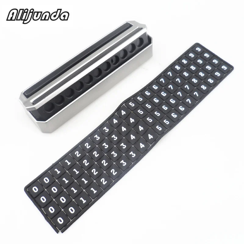 Автомобильная Временная парковочная карта с мобильным номером для Porsche 911