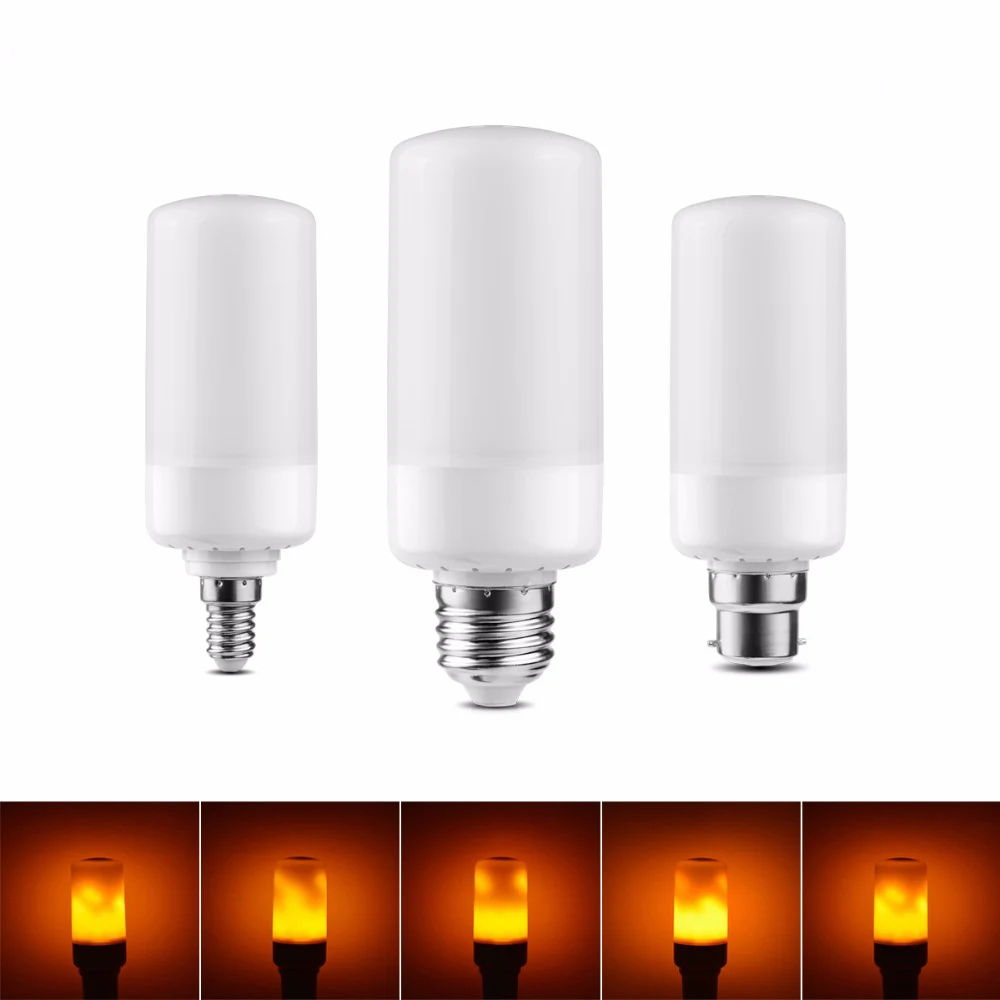 

Good QualityE27 E26 B22 E12 E14 3-Modes LED Vlam Effect Fire Gloeilampen 6 W AC 85-265 V Flickering Emulatie Decoratieve Lamp