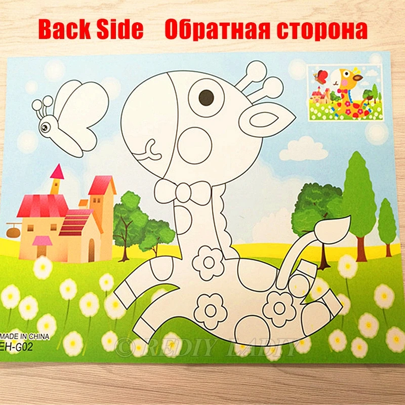DIY Алмазная вышивка мультфильм 5D алмазная картина для детей кристальная круглая