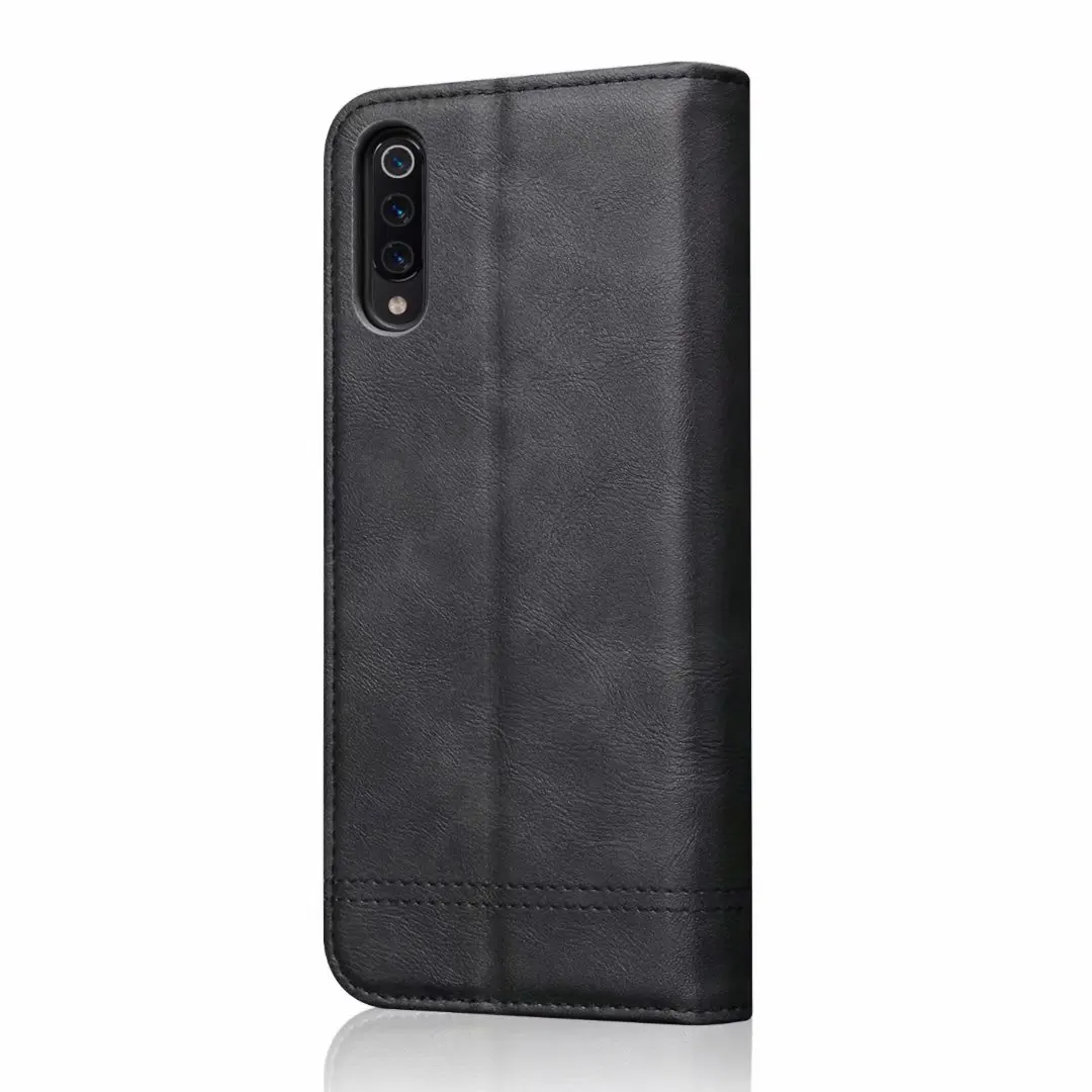 Винтажный кожаный флип-чехол для Xiaomi Mi 9 9T 9tpro чехол-кошелек роскошный Магнитный чехол-книжка с подставкой для карт Повседневный чехол для телефона