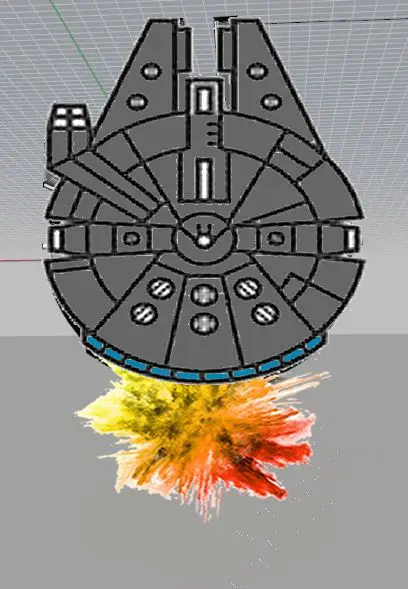 Подгонянный стоящий надувной аварийный космический корабль инопланетян | Дом и