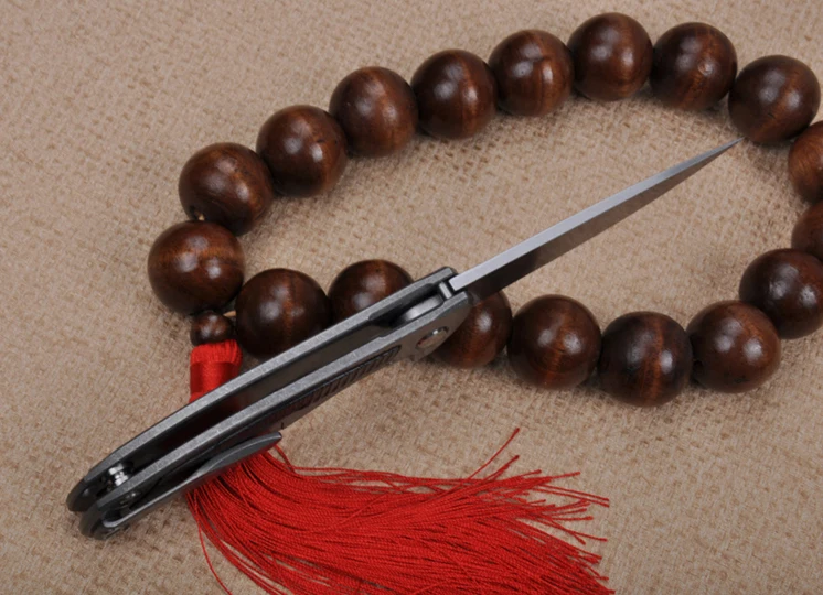 Высокое качество открытый D2 лезвия карманный Кемпинг Охотничьи ножи TC4 Ручка