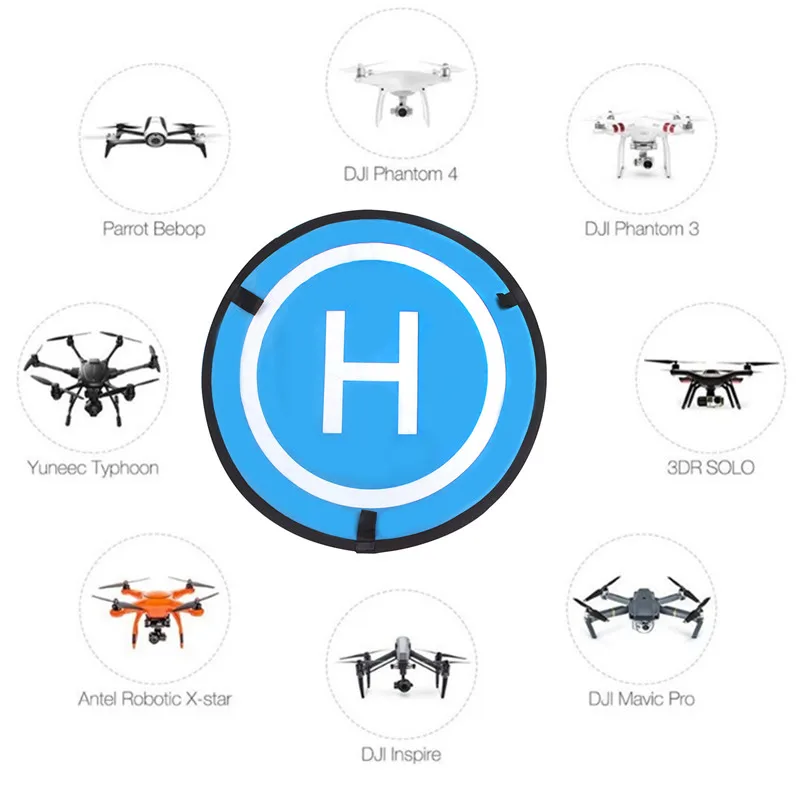 Для DJI Mavic pro Platinum Портативная Складная посадочная площадка 55 см 75 см 110 см для DJI Mavic Air pro Phantom 4 pro Аксессуары для дрона