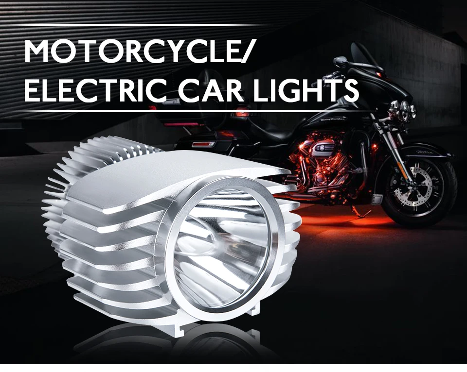 AmmToo Led Авто Мото rcycle головной светильник Точечный светильник противотуманный светильник с чипом CREE 10 Вт 15 Вт 20 Вт 30 Вт Авто Мото укладки велосипед UTV 6500 К 12 В 24 В
