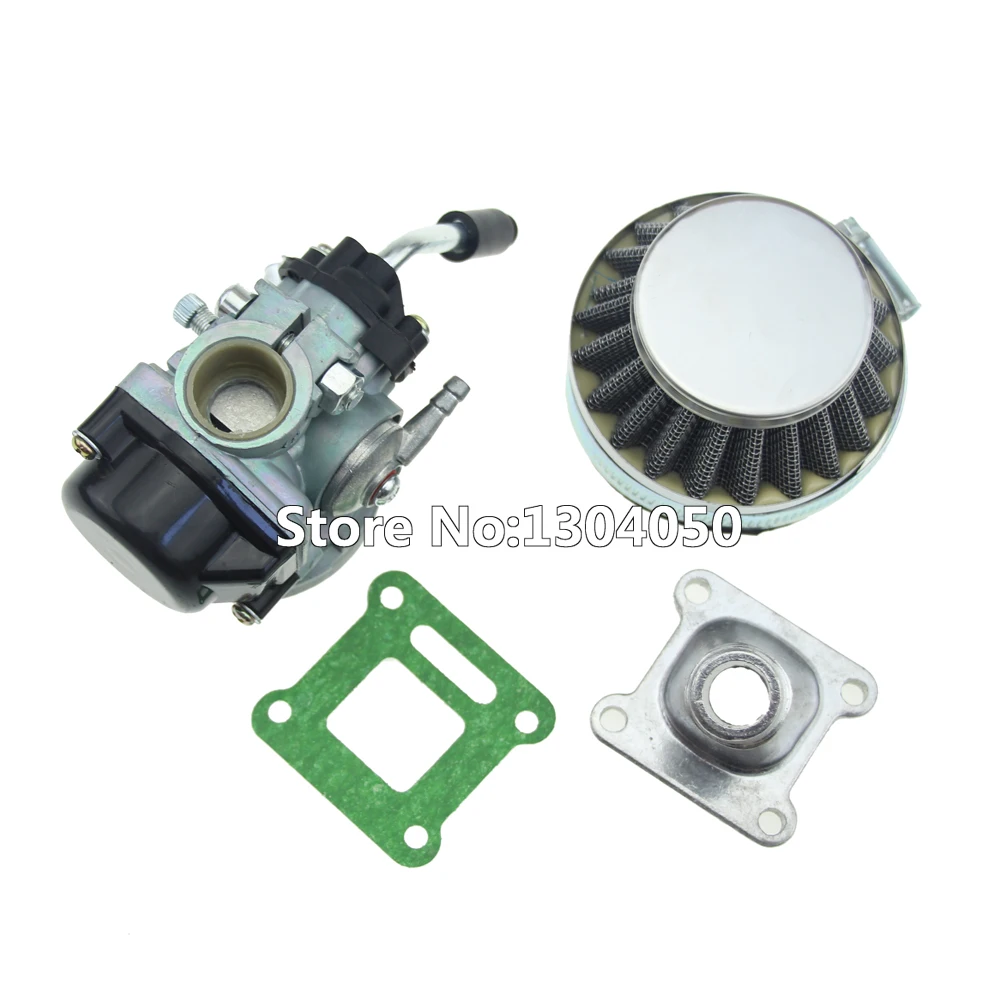 19 мм Racing carb Карбюраторы для мотоциклов воздушного фильтра в сборе 49cc 50cc 60 66 80cc 2 ход газа моторизованный велосипед производительность карбюратор