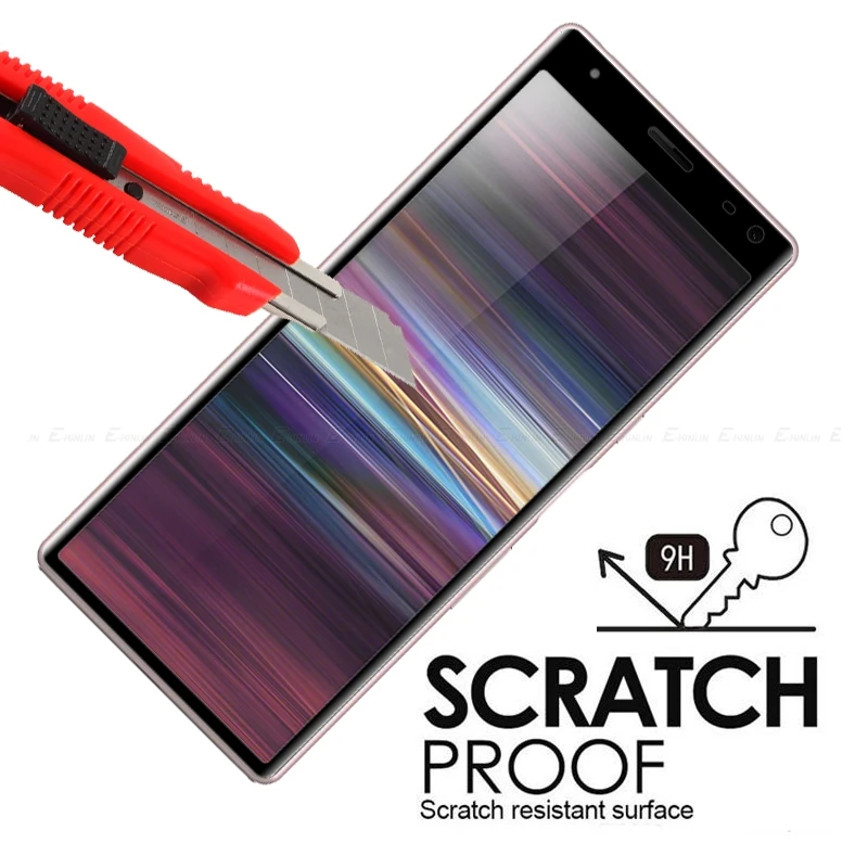 3D изогнутый край Полное покрытие закаленное стекло для Sony Xperia 1 5 8 Lite 10 II III Plus L3