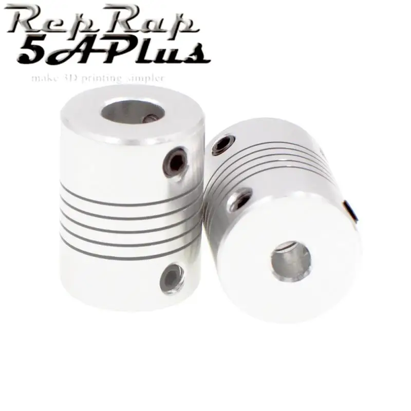 2PCS Flexible Shaft Coupling 5 * mm Stepper Motor Coupler Jaw 5mm To with 8 Setscrews for 3D Printer Part | Компьютеры и офис