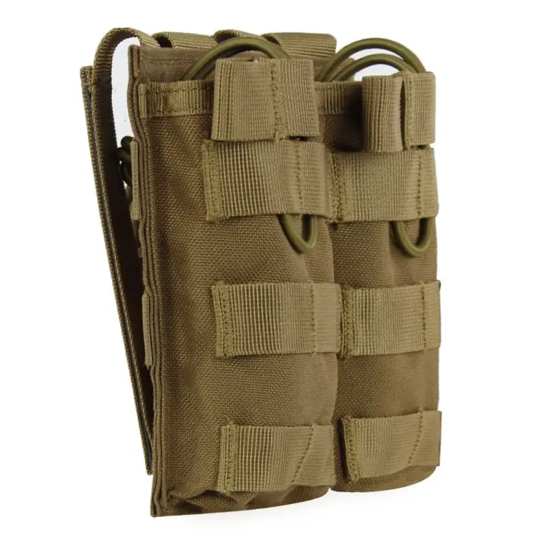 Открытый тактический MOLLE двойной открытый Топ Mag мешок M4/M16 подсумок страйкбол военная Униформа Пейнтбол Снаряжение Открытый