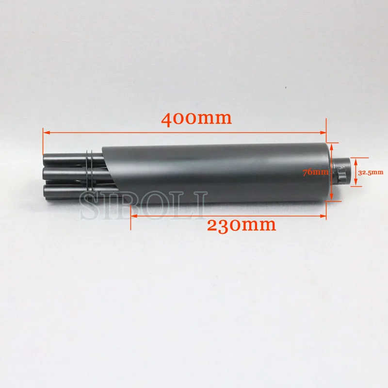 Модифицированная отшелушивающая выхлопная труба для мотоцикла в стиле