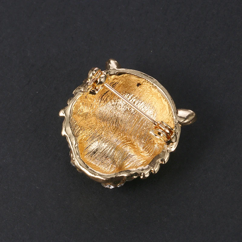 WEIMANJINGDIAN Новое поступление зеленый глаз голова тигра Bijoux металлическая брошь мужские нагрудные булавки