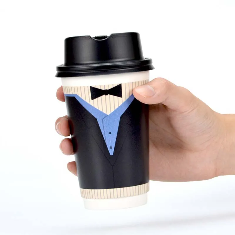 382 мл настраиваемая кофейная кружка из полипропилена и бумаги для путешествий