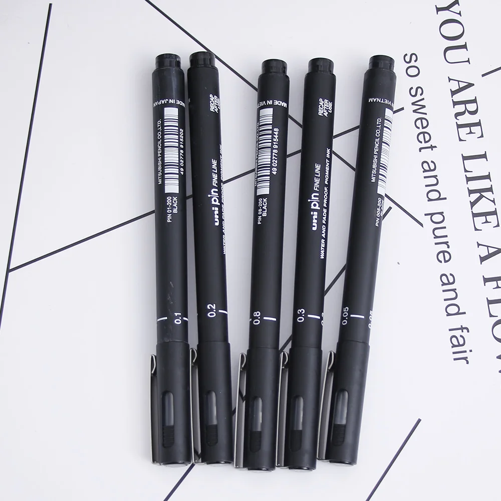 Ручка для рисования Fineliner Pigma Micron 005 01 02 03 05 08 водостойкая аниме ручка с комиксами