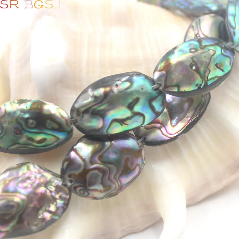 Free Shipping 14x20mm 22x30mm 25x32mm 40x56mm Large Freeform Natural Baroque Abalone Shell Gem Beads Strand 15&quot|strand mat|stranded gamebead loom