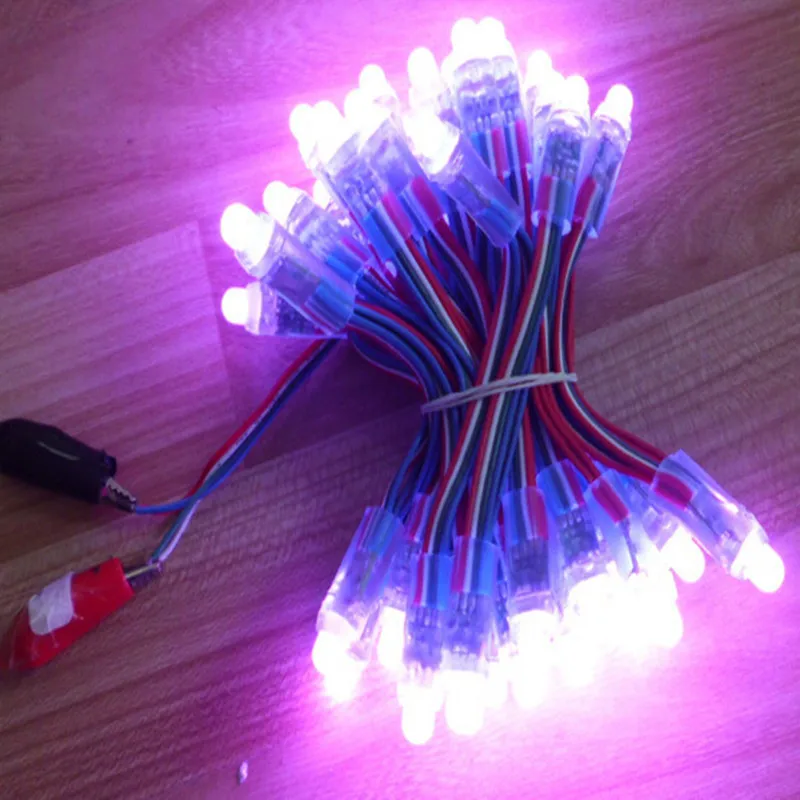 1000 шт. DC5V 12 мм RGB светодиодные модули света IP68 Водонепроницаемый для DIY наружной