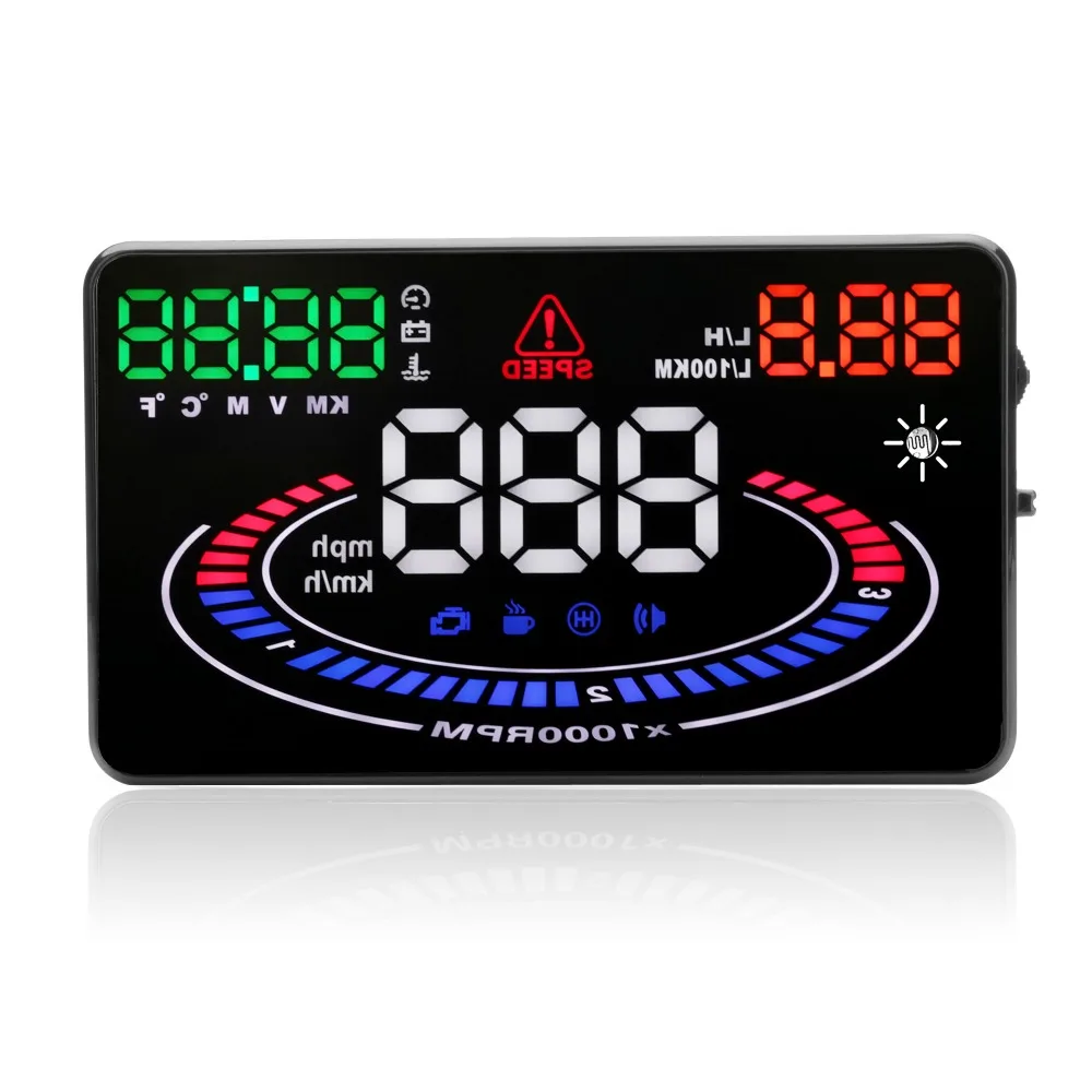 E300 OBD2 HUD Автомобильный дисплей автомобильный компьютер измеритель скорости