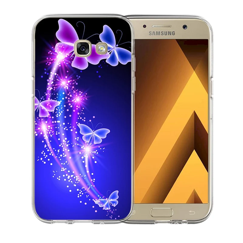 For Samsung Galaxy J3 J5 J7 EU 2017 2018 J2 Prime G530 Note 8 9 Pro Grand A8 Plus A6 A7 J6 J8 Hero Owl Butterfly cat Cover case |