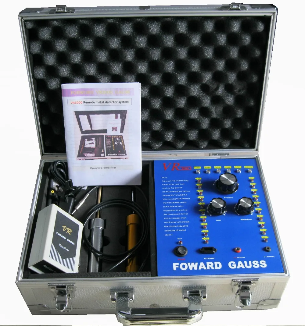 VR6000 ВПЕРЕД ГАУСС Металлоискатель Long Range Подземный Металл Поиск Детектор шахта