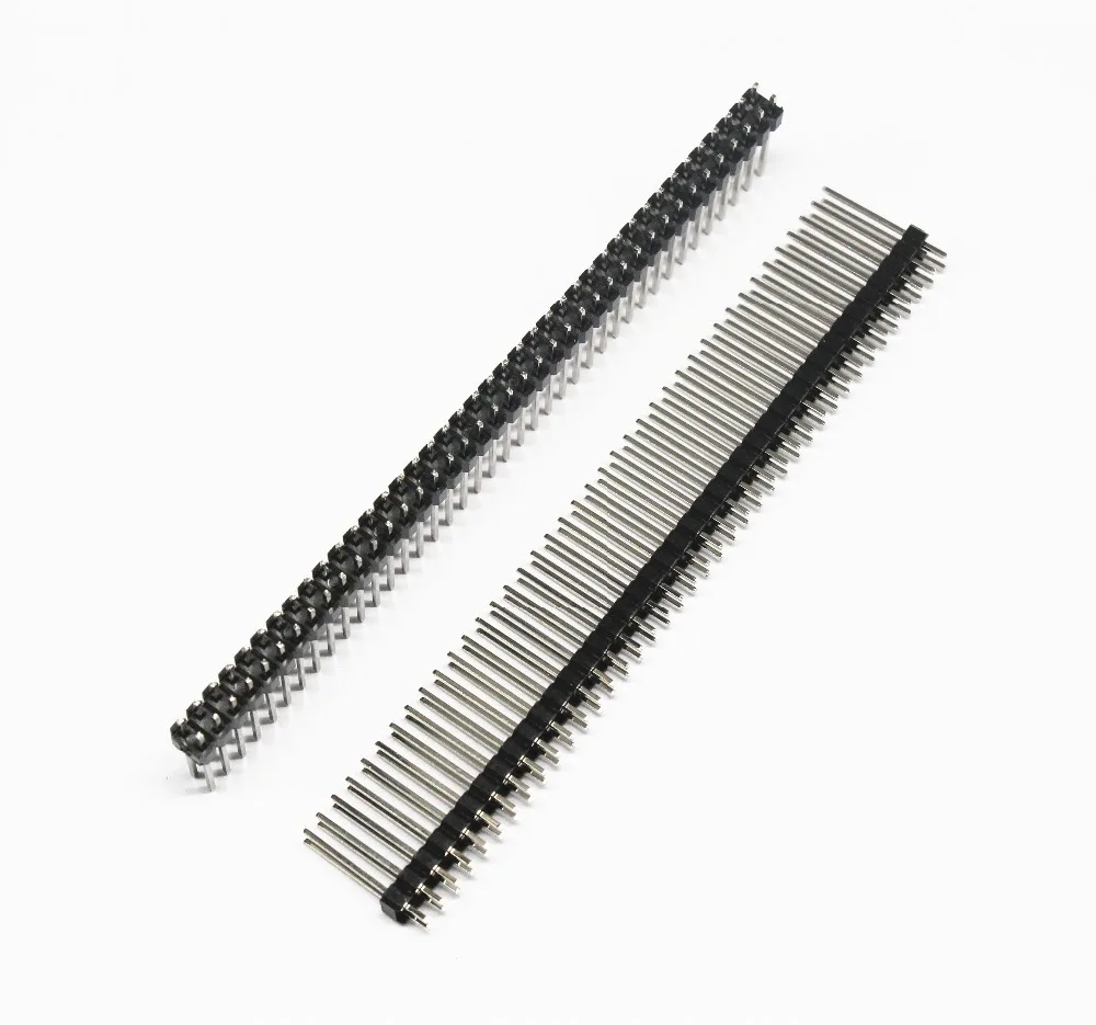5 шт. 2X40 PIN двойная линия Мужской 2 54 мм Шаг 17 длиной штыревой разъем полосы 2X40PIN 2*40 40