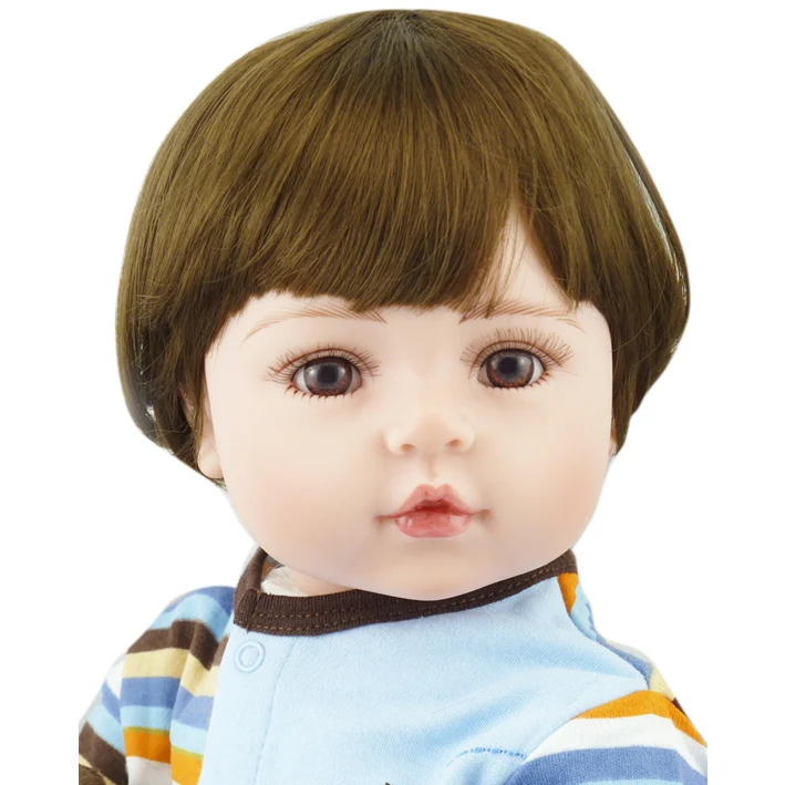 Мальчик bebes reborn 22 "Мягкие силиконовые виниловые куклы для детей игрушка подарок
