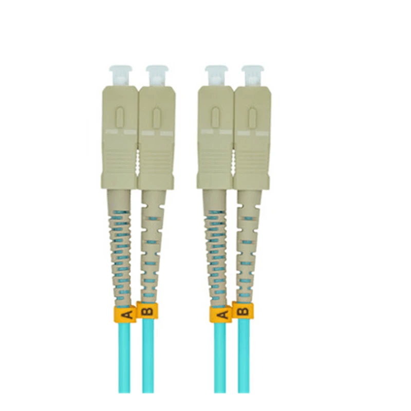 10 шт./лот fibra optica Патч-корд SC-SC 10G OM3 многомодовый дуплексный волоконный ПВХ-кабель 1