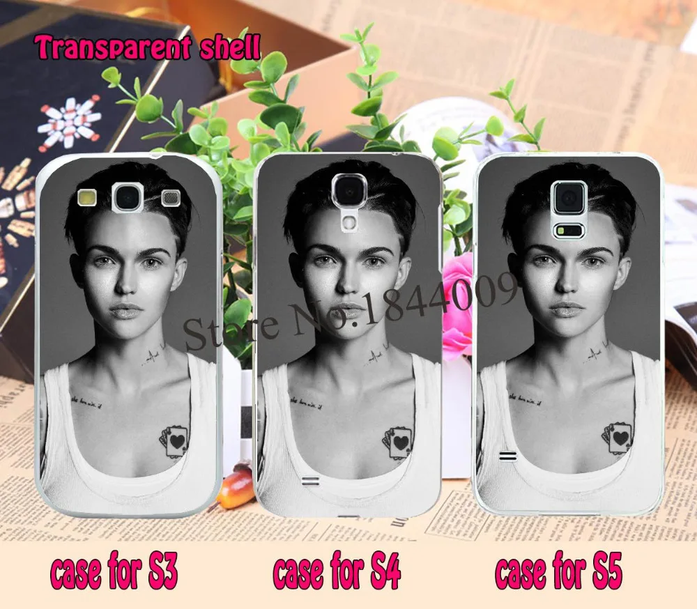 Руби Роуз Жесткий Прозрачный Чехол Кожи для Samsung S5 S4 S3 S6 S7 Край Grand Prime|s3 cable|s3 mtk6515s3