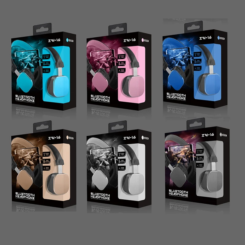 Bluetooth-гарнитура ZW16 с регулятором громкости Беспроводные стереонаушники Hi-Fi