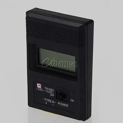 TM902C цифровой ЖК-термометр Температурный считыватель измеритель датчик K Тип зонд